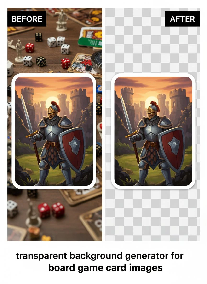 transparent background generator for board game card images - Professional Guide